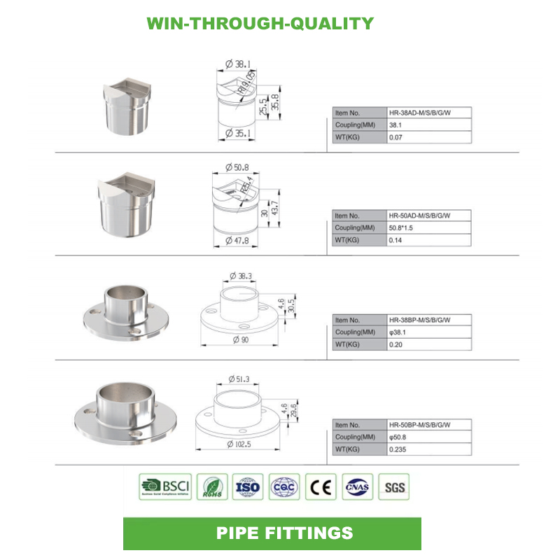 1 4 Inch Plate Stainless Steel Hose Clampssteel Pipe Coupling Piping
