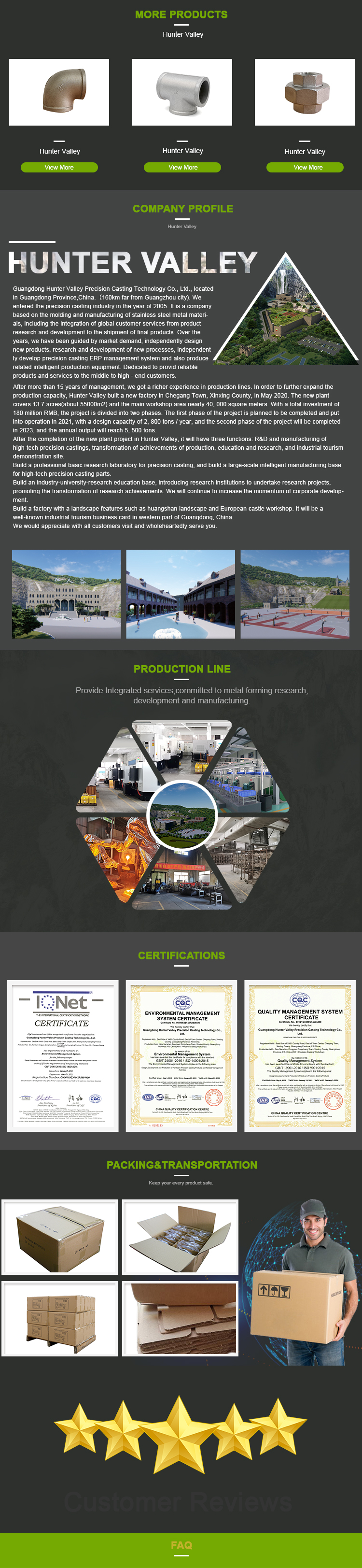 Gaya Minimalis berkualiti tinggi dengan pemegang periuk garisan licin/alat memasak tuangan/penutup keluli tahan karat 304